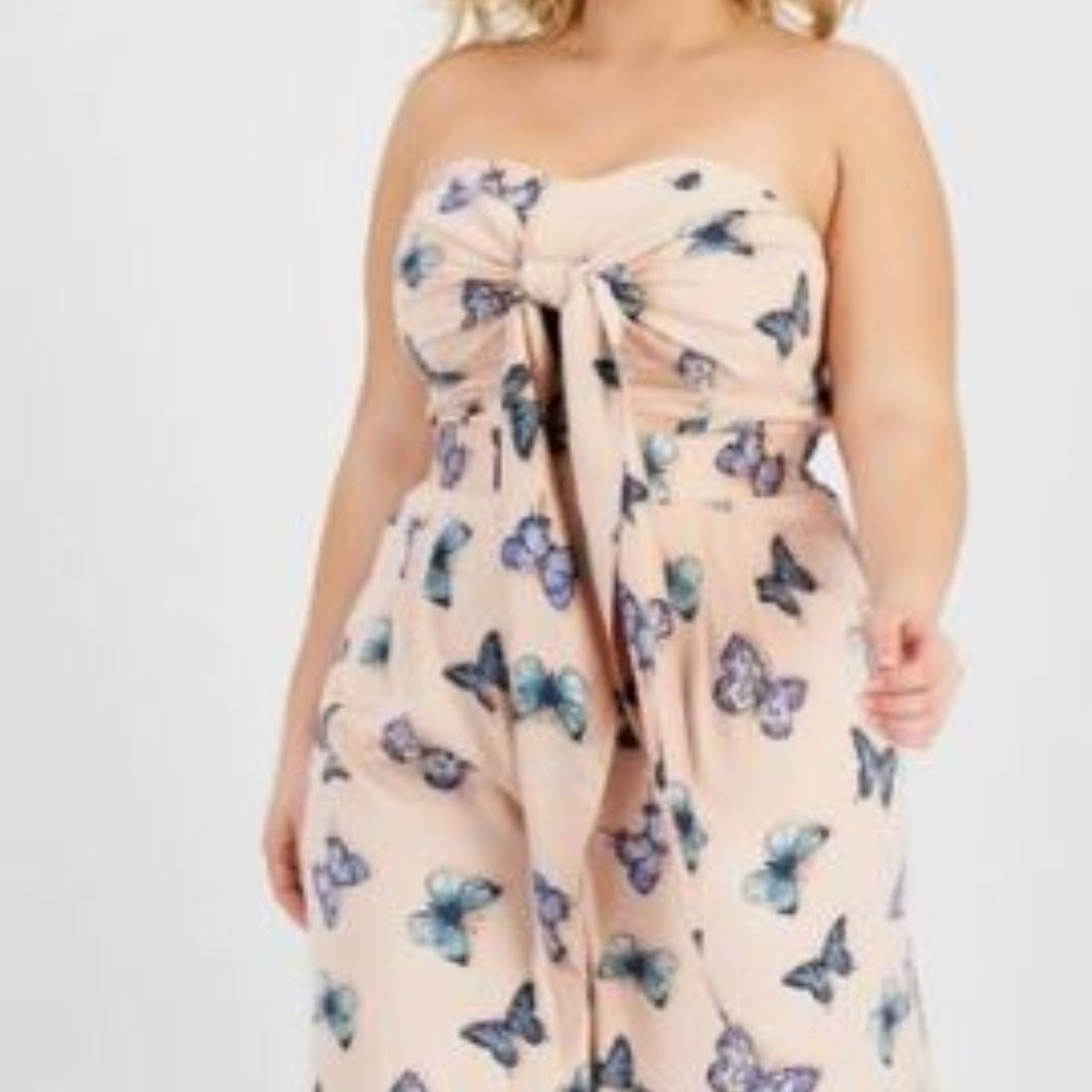 NINA PARKER satin jumpsuit